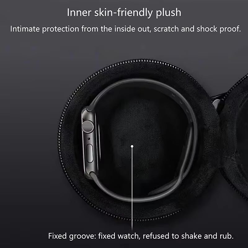 Travel Case Portable Storage Box for Single Watch Shock and Impact-Resistant for Wristwatches Smart Watches Portable Storage 1Pc