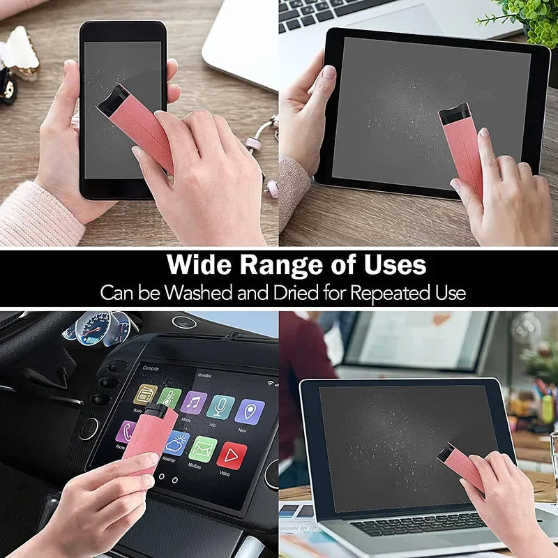 Mini Screen Cleaner Spray Smartphones Soft Microfiber Polishing Cloth Phone PC Cleaner Set Cleaning Brush for Apple Ipad Iphone