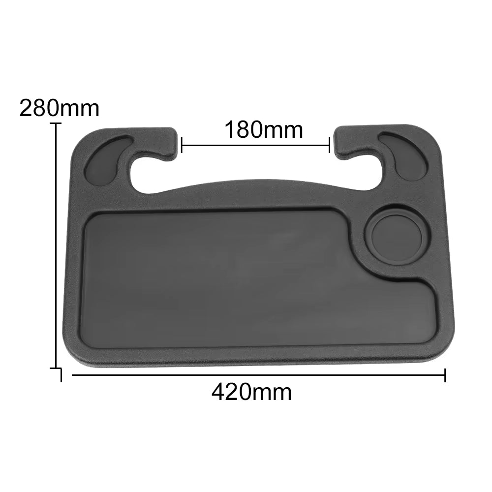 Portable Car Laptop Computer Desk Mount Stand Eat Work Car Steering Wheel Dining Table Bracketdrink Food Coffee Tray Board