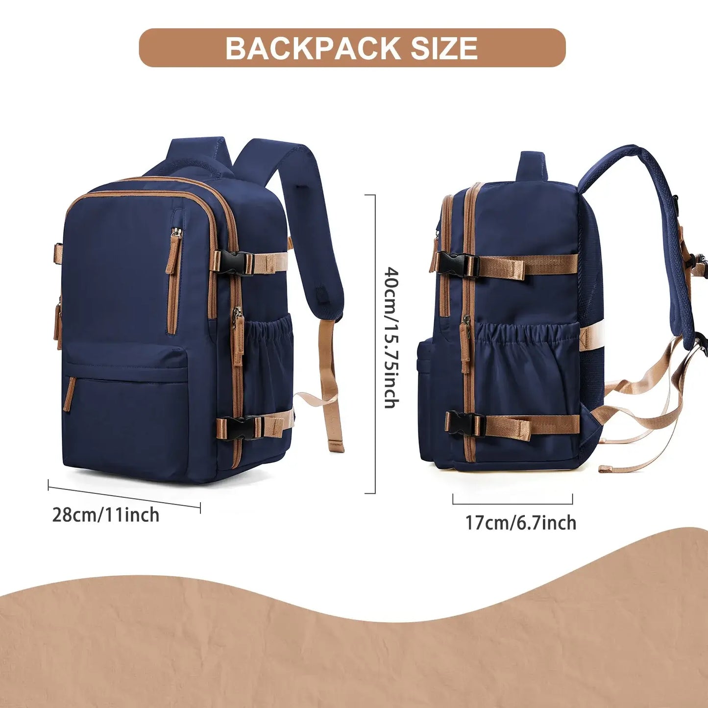 Marketing image - Cabin Travel Backpack 40x30x20 Hand Luggage Cabin Backpack