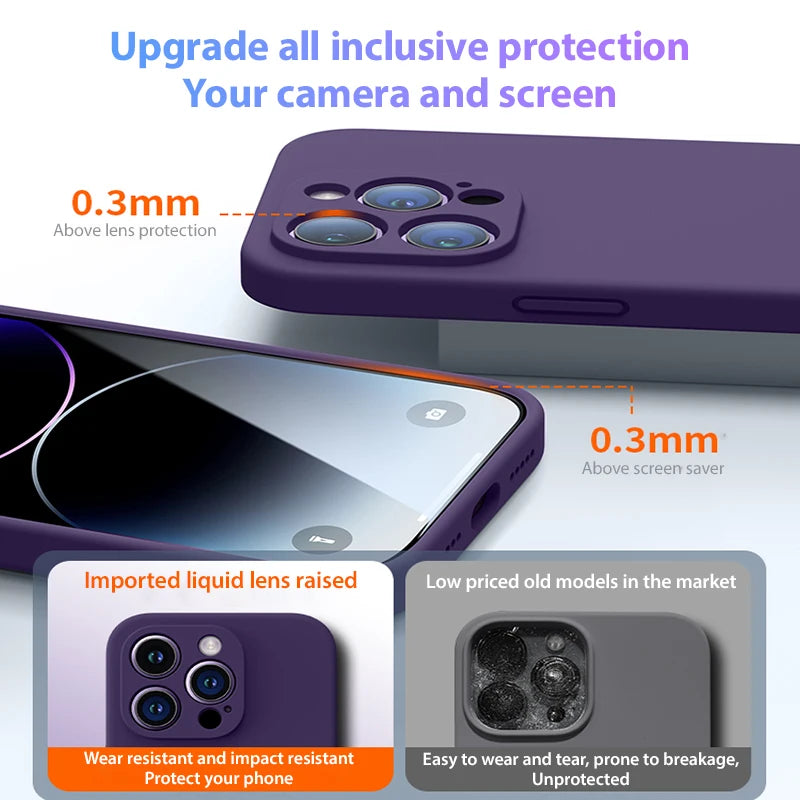 Marangyang Liquid Silicone Soft Case