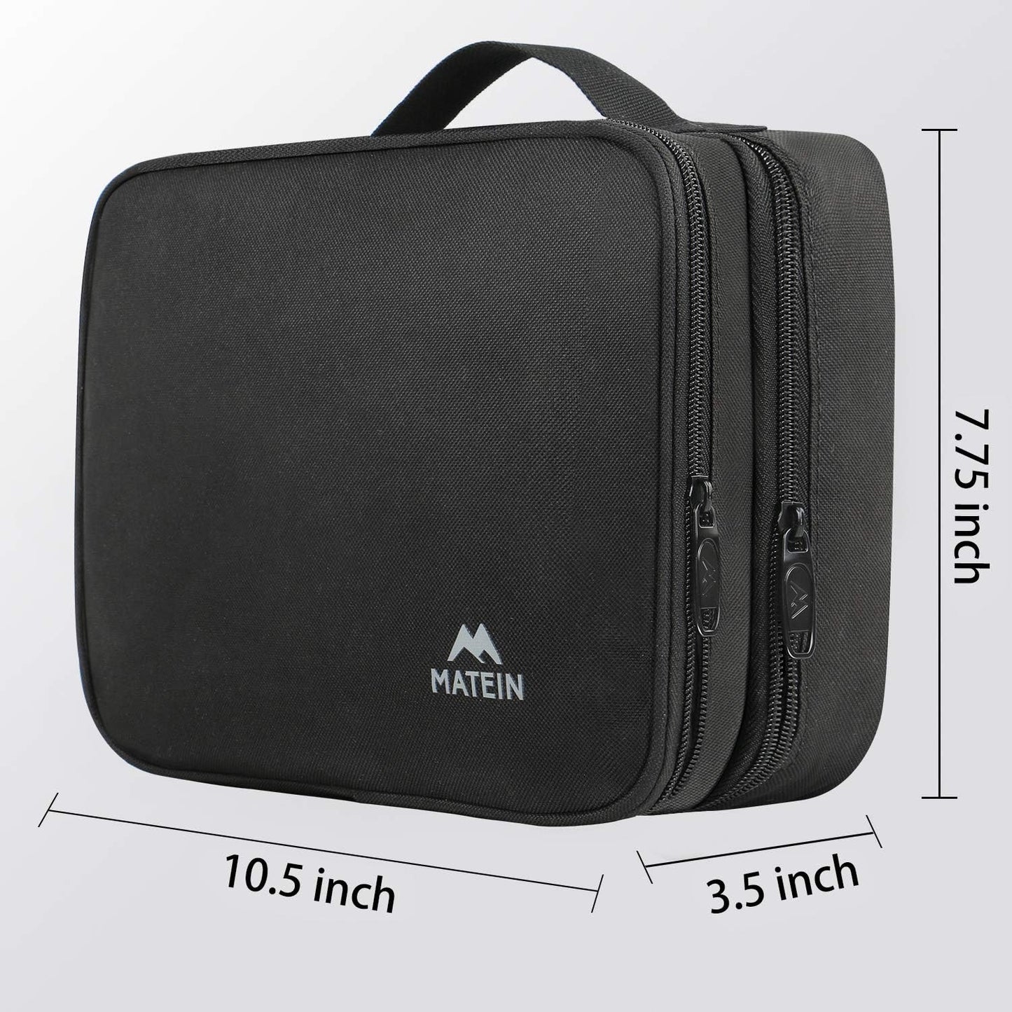 Electronics Organizer Travel Case, Water Resistant Cable Organizer Bag for Travel Essentials, Tech Gifts for Men, Storage Bag as Accessories for Phone, Cord, Tablet, Black