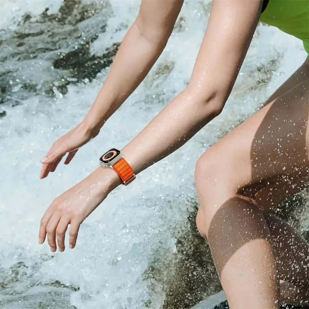 Alpine Loop Strap for Apple Watch Band Ultra 2 49Mm 46Mm 44Mm 40Mm 45Mm 41Mm 42Mm 38Mm Nylon Bracelet Iwatch 10 9 8 7 6 SE Band