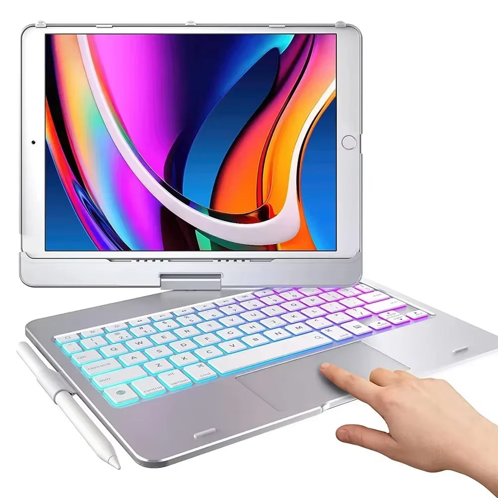 360° Rotatable Backlit Keyboard Cover for Ipad Pro12.9 11 Ipad10.2 7/8/9/10Th Air11 13 2024 M2, Ipad Cover Air4 5 Magic Keyboard