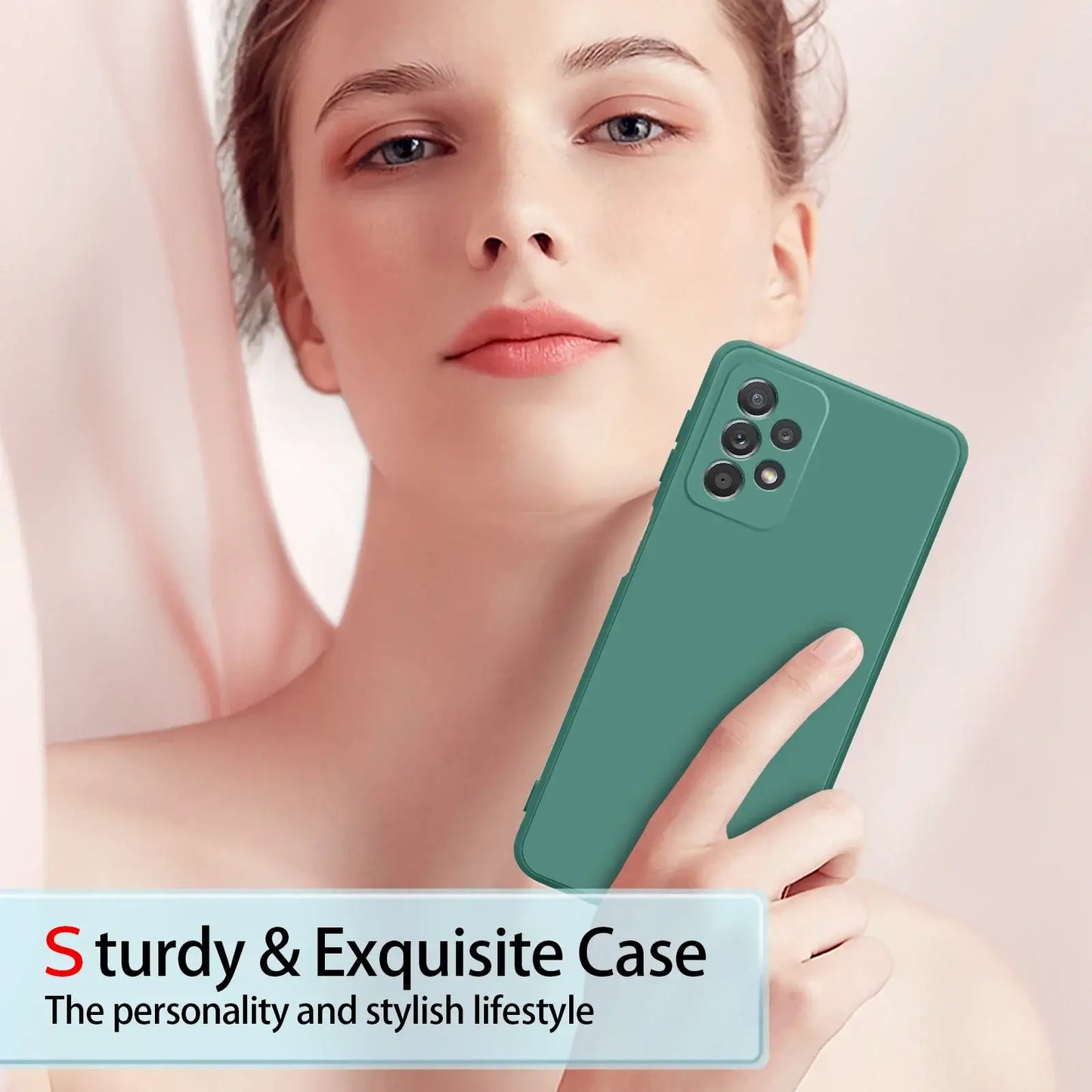 Teal case w/ Model