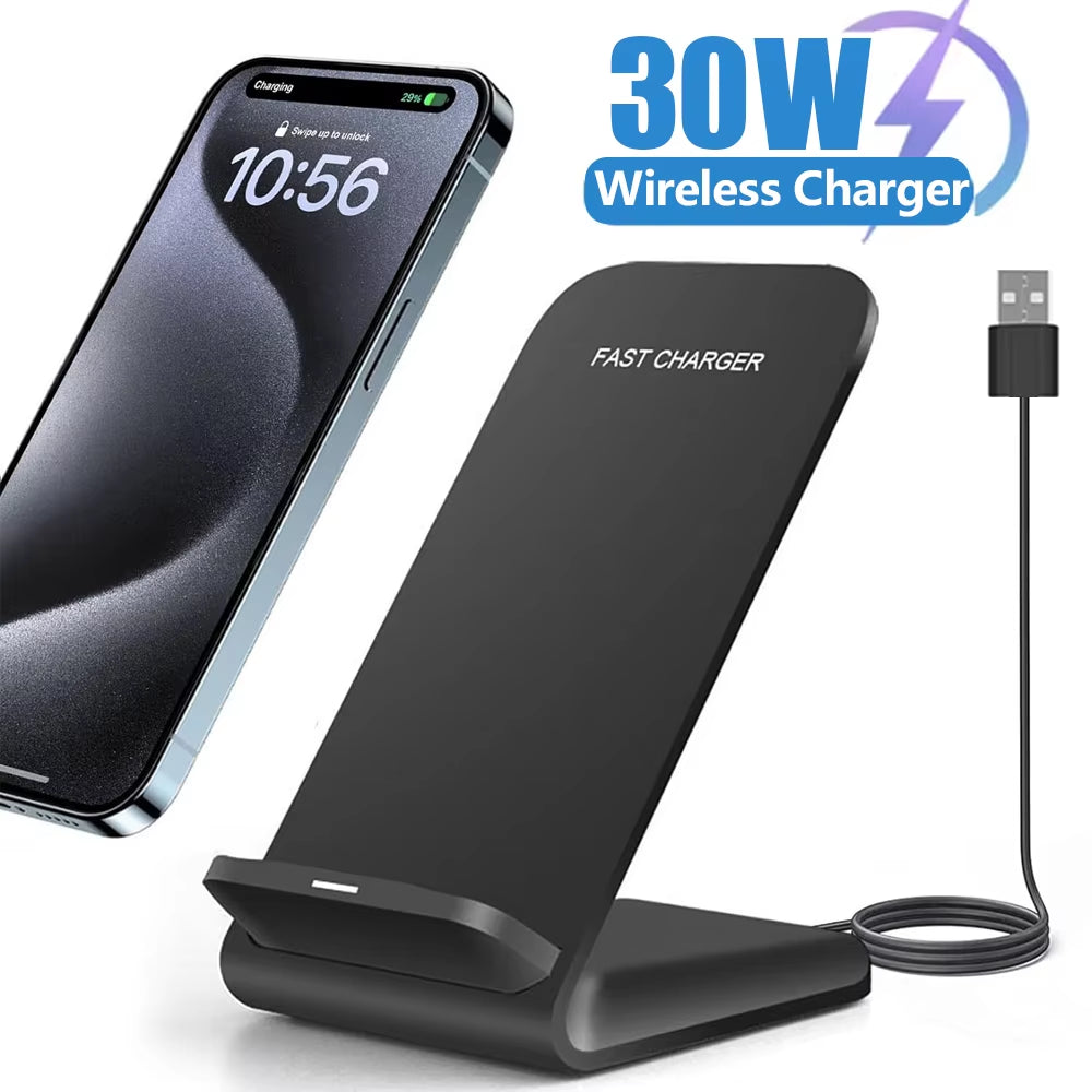 30W Magnetic Car Wireless Charger for Iphone16 15 14 13 Pro Max Car Charger Stand Macsafe Wireless Charger Air Vent Phone Hodler