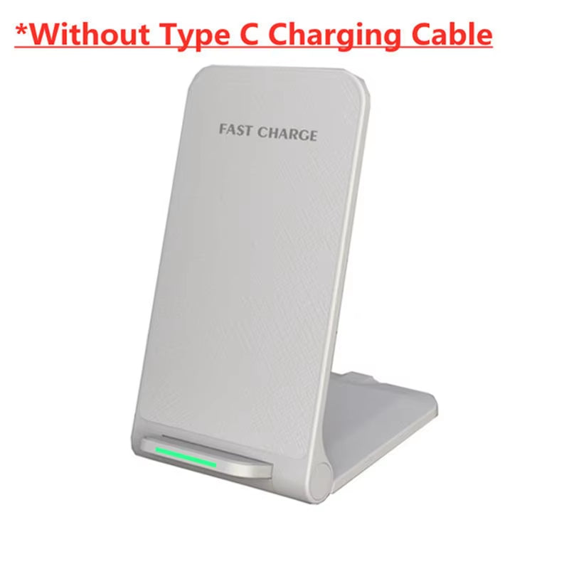 30W Wireless Charger Stand Pad for Iphone 15 14 13 12 11 Pro Samsung Xiaomi Phone Chargers Induction Fast Charging Dock Station