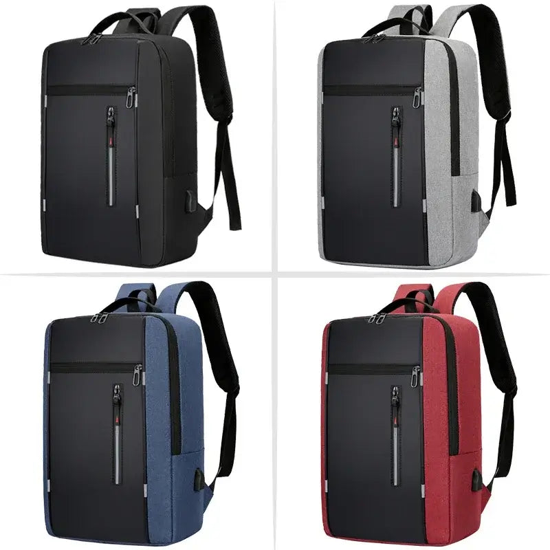 Marketing Image - Waterproof Laptop Backpack Men USB School Laptop Backpack