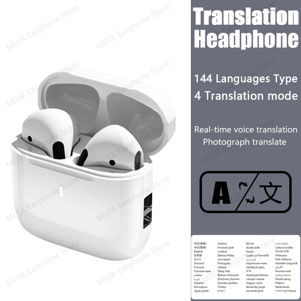 AP05 True Wireless Earphone Buds5 HIFI Stereo Sound Bluetooth5.3 Headphone Sport Earbud with Mic for XIAOMI with Translation APP