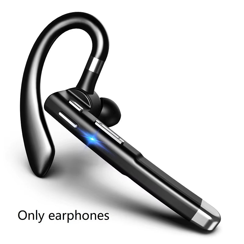 Bluetooth Earphones 5.3 Headphones Stereo Handsfree Noise Canceling Wireless Business Headset with HD Mic for All Smart Phones