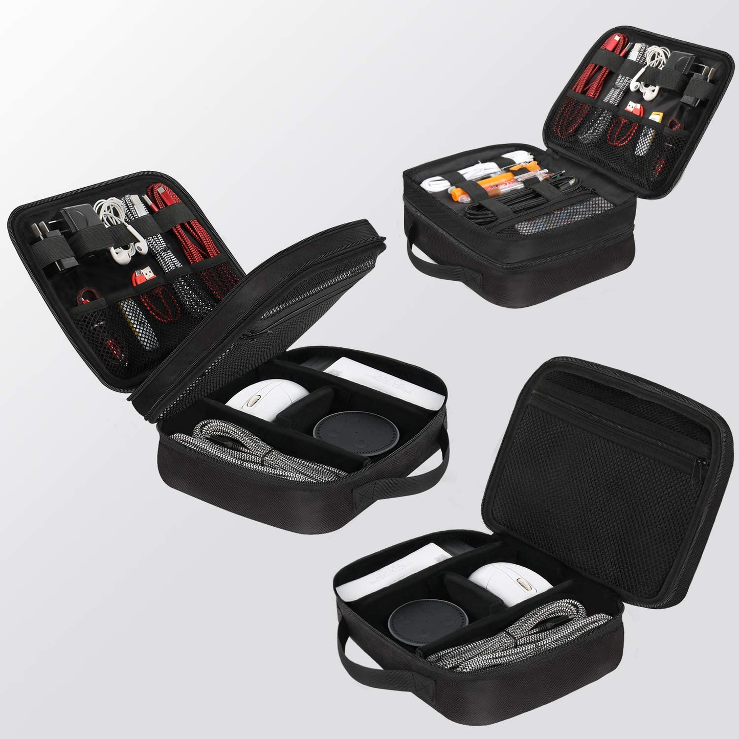 3x Electronics Organizer/ Travel Case, Water proof bag