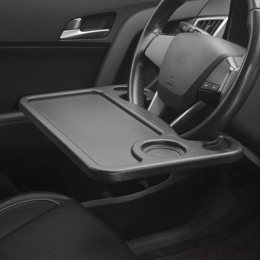 Portable Car Laptop Computer Desk Mount Stand Eat Work Car Steering Wheel Dining Table Bracketdrink Food Coffee Tray Board