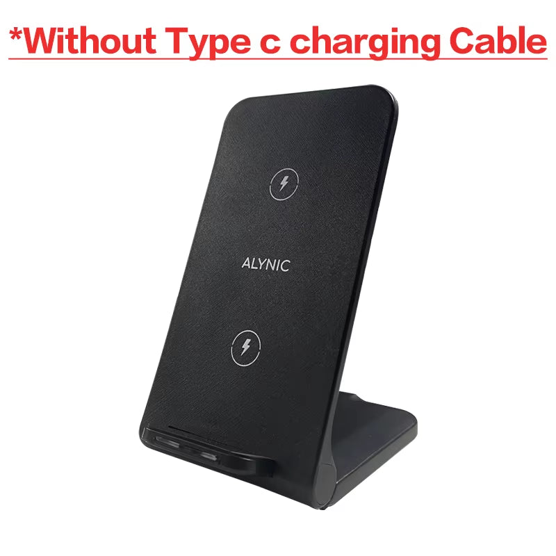 30W Wireless Charger Stand Pad for Iphone 15 14 13 12 11 Pro Samsung Xiaomi Phone Chargers Induction Fast Charging Dock Station