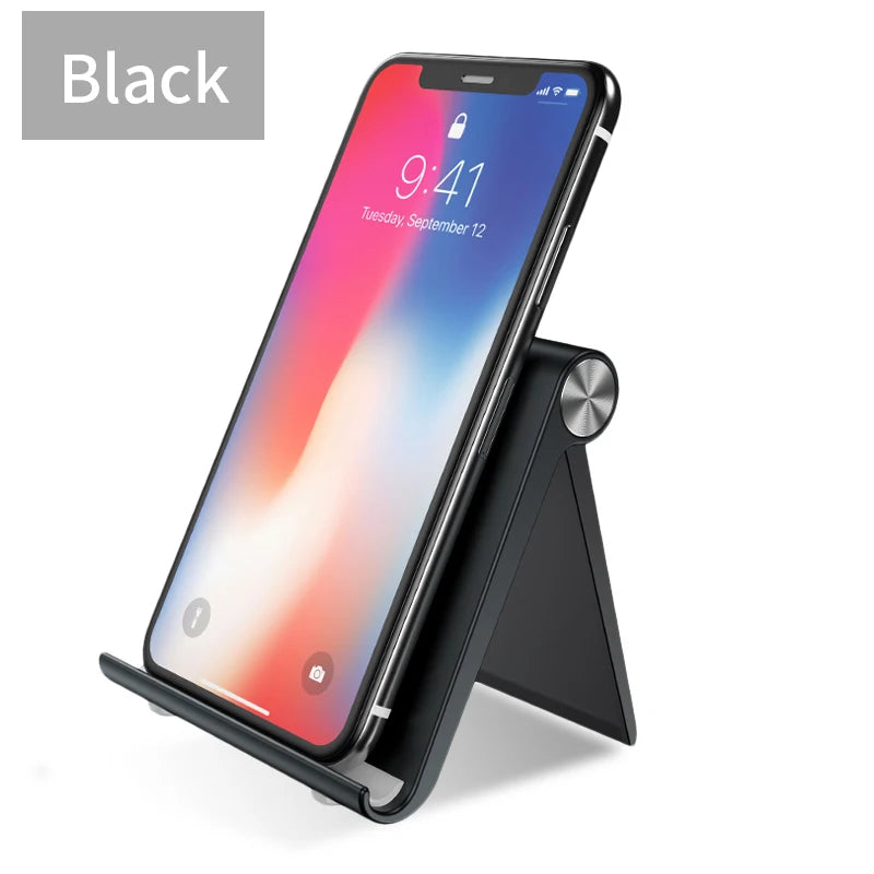 Holder ng Telepono Stand Mobile Smartphone Support Tablet Stand para sa iPhone 14 13 Desk Cell Phone Holder Stand Portable Mobile Holder