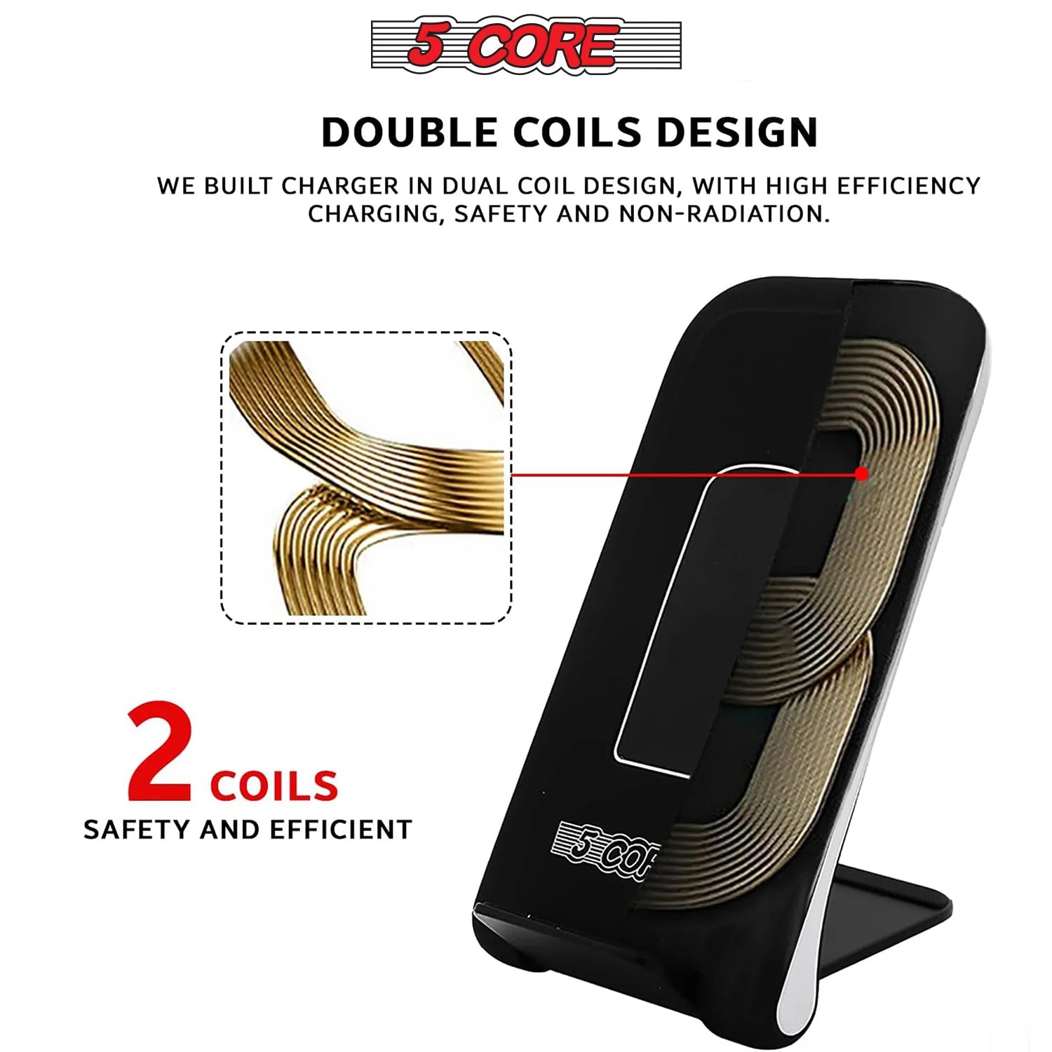 5 Core 10W Max Fast Wireless Charging Pad