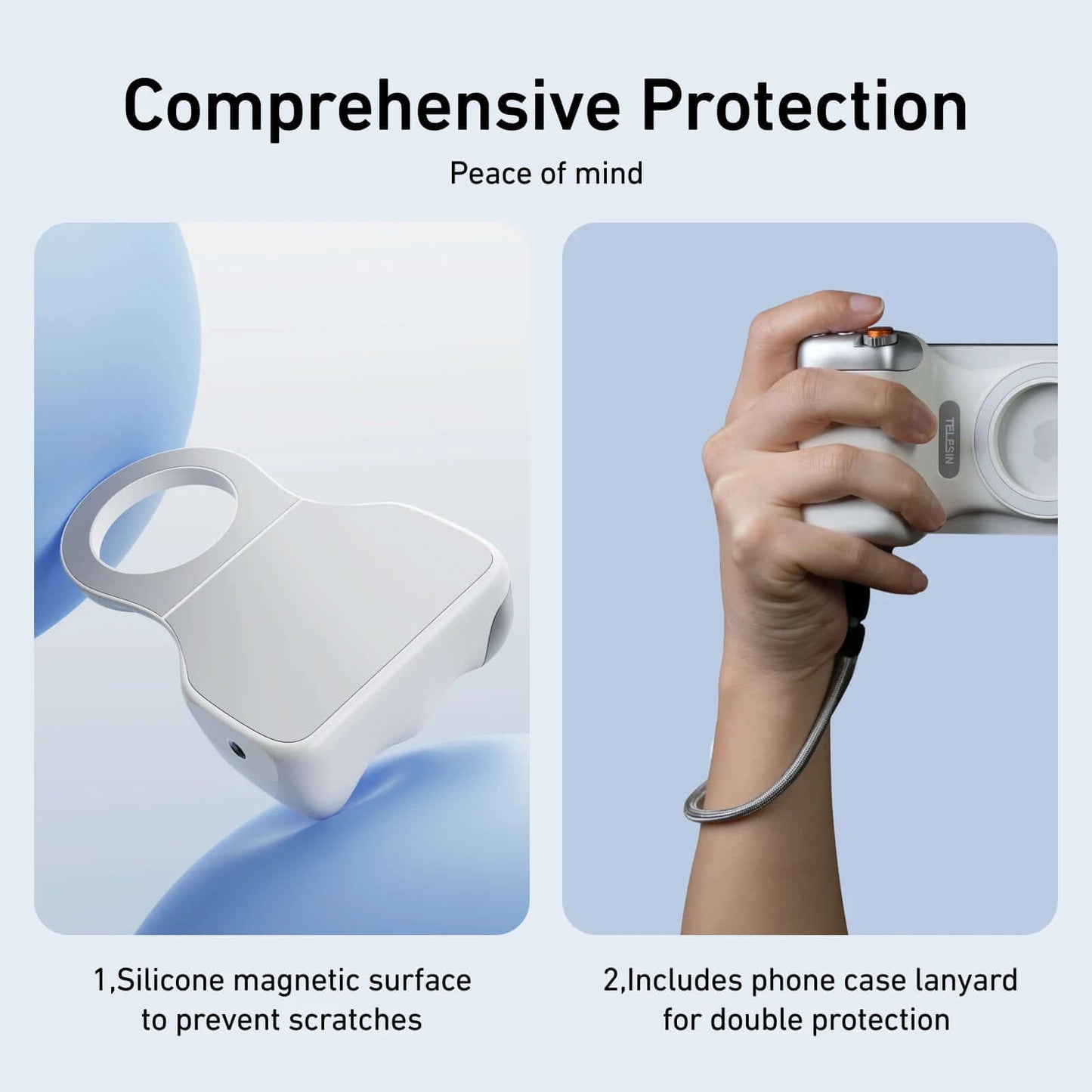 Magnetic Phone Camera Shoot Hand Grip Phone Holder Shooting Aid Remote Control Handle for Iphone HUAWEI SAMSUNG Phone