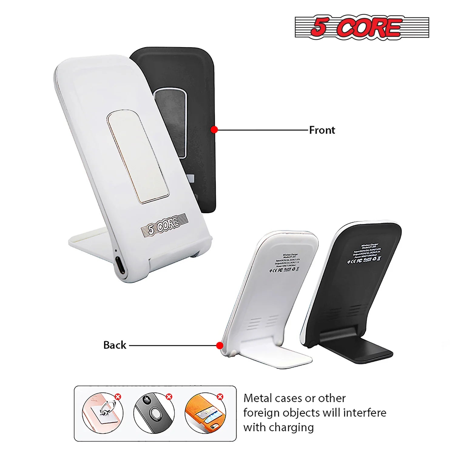 5 Core 10W Max Fast Wireless Charging Pad