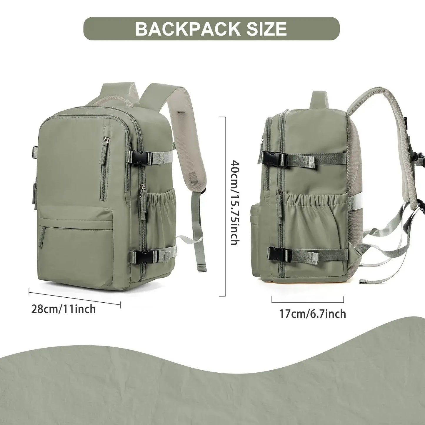 Marketing image - Cabin Travel Backpack 40x30x20 Hand Luggage Cabin Backpack
