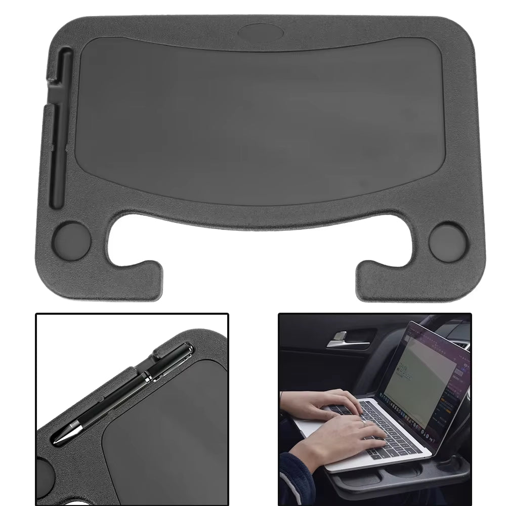 Portable Car Laptop Computer Desk Mount Stand Eat Work Car Steering Wheel Dining Table Bracketdrink Food Coffee Tray Board