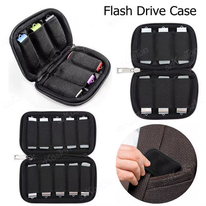 USB Flash Drive Case Storage Case Holder Storage Bag USB Flash Drive Electronic Accessories Organizer for USB Flash Drive Pen