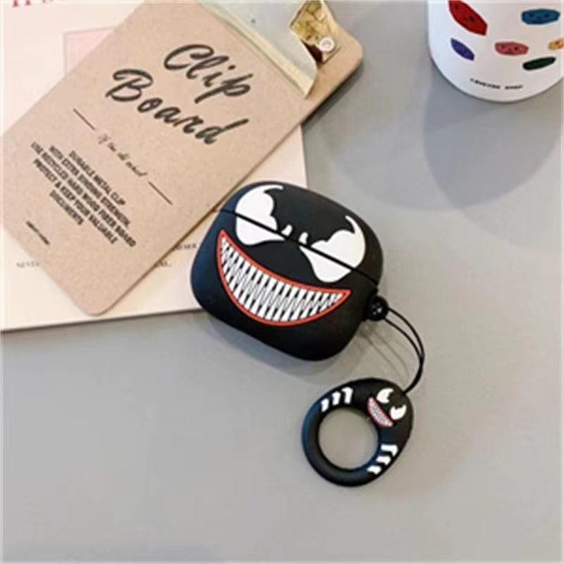 Case for Apple Airpods 4 2024 3D Cartoon Silicone Earphone Charging Case for Airpods Pro 2 Cover for Airpods 3 2 1