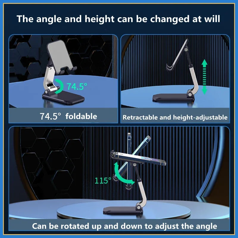 Foldable Metal Mobile Phone Stand
