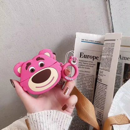 Case for Apple Airpods 4 2024 3D Cartoon Silicone Earphone Charging Case for Airpods Pro 2 Cover for Airpods 3 2 1