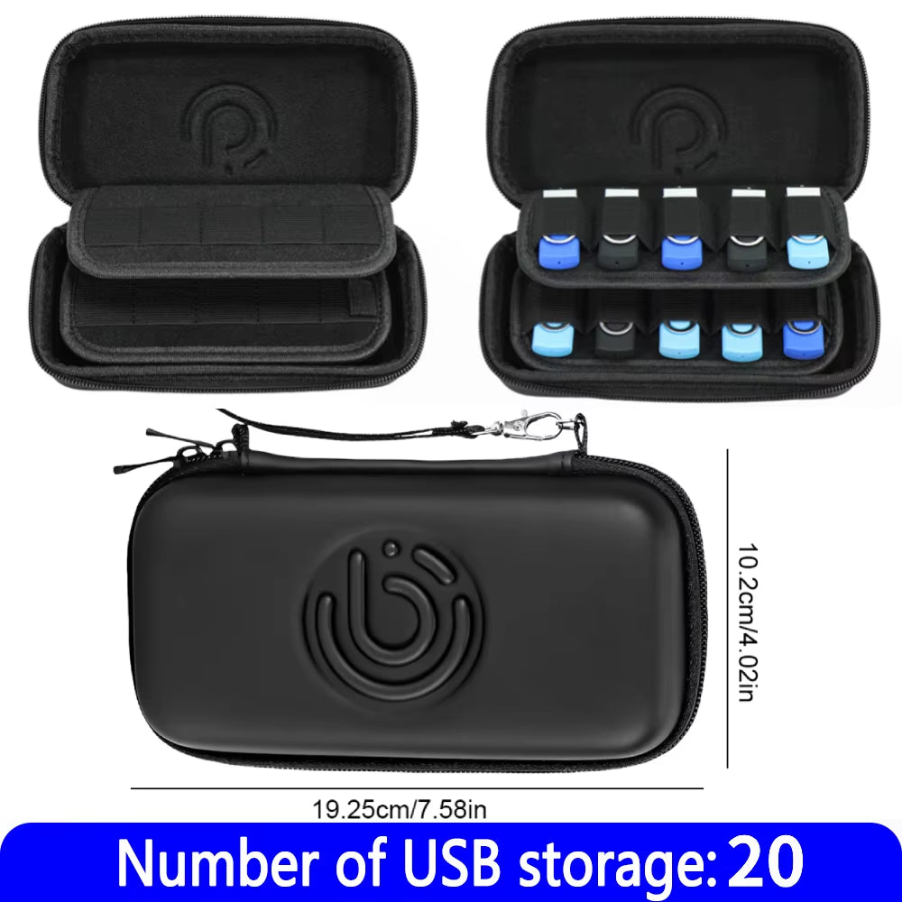 USB Flash Drive Case Storage Bag Dustproof Thumb Drive Holder Organizer Box Electronic Accessories Storage Box for Drive Pen