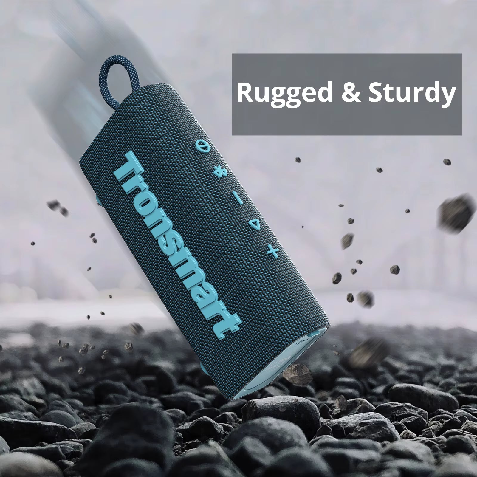 Trip Bluetooth 5.3 Speaker Dual-Driver Portable Speaker with IPX7 Waterproof, True Wireless Stereo for Outdoor