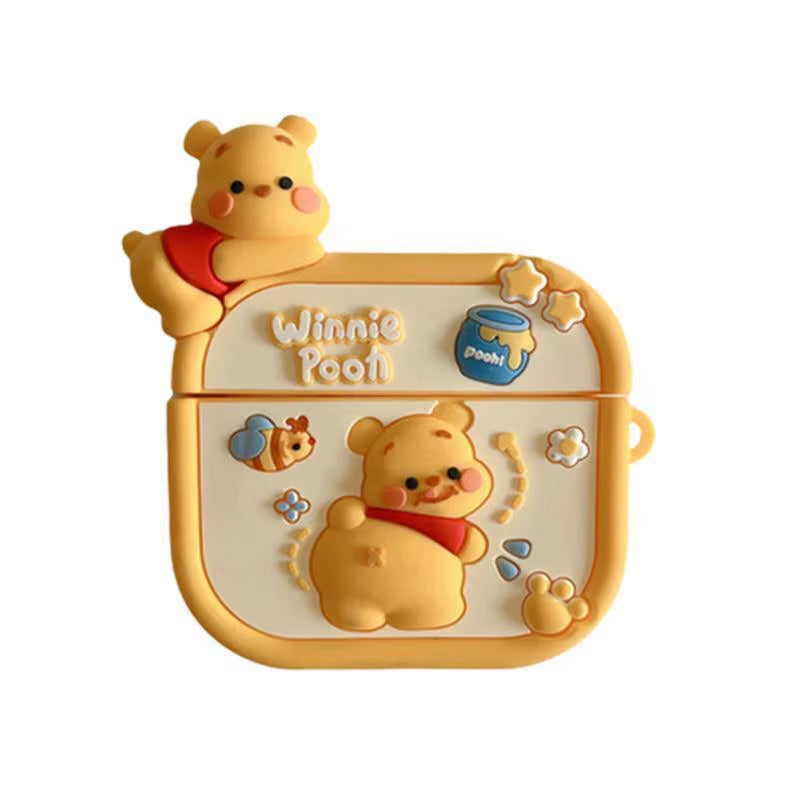 Case for Apple Airpods 4 2024 3D Cartoon Silicone Earphone Charging Case for Airpods Pro 2 Cover for Airpods 3 2 1