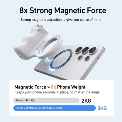 Magnetic Phone Camera Shoot Hand Grip Phone Holder Shooting Aid Remote Control Handle for Iphone HUAWEI SAMSUNG Phone