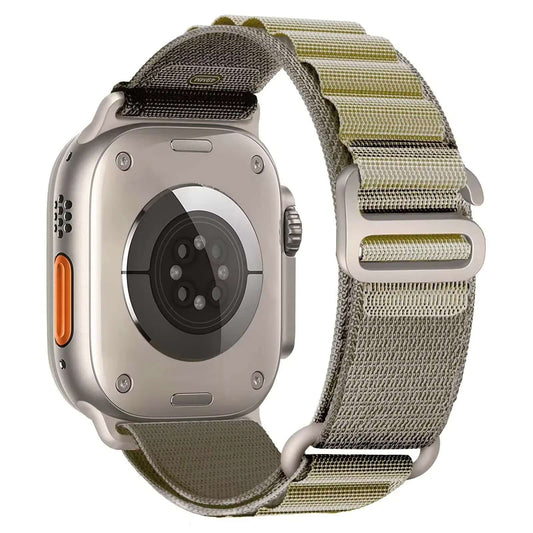 Alpine Loop Strap for Apple Watch Band Ultra 2 49Mm 46Mm 44Mm 40Mm 45Mm 41Mm 42Mm 38Mm Nylon Bracelet Iwatch 10 9 8 7 6 SE Band
