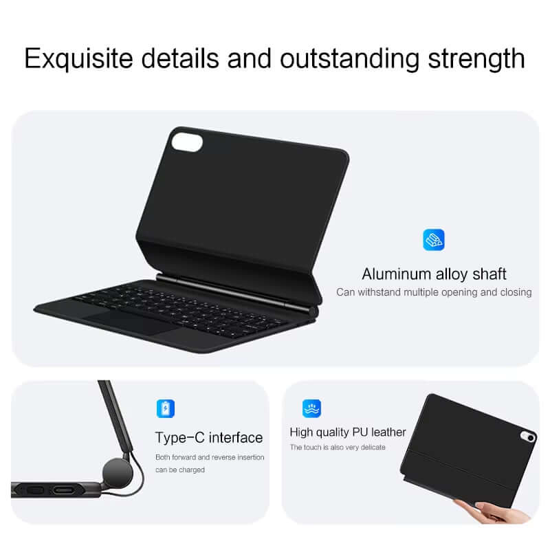 Magic Keyboard for Ipad Pro 11 12.9 Air 4 Air 5 for Ipad 10Th Generation Pro 12.9 6Th 5Th 4Th 3Rd Gen Smart Cover Magnetic Case