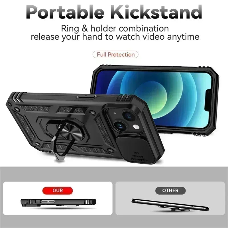 iPhone Case Kickstand Bumper Phone Cover