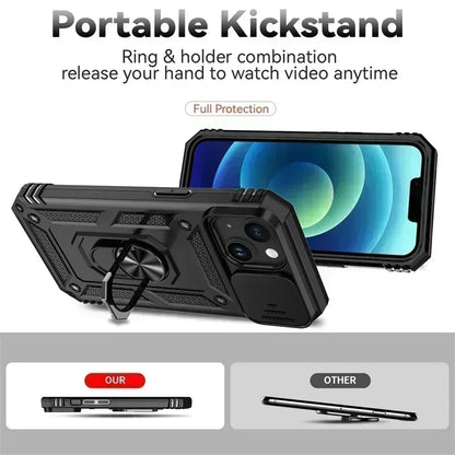 iPhone Case Kickstand Bumper Phone Cover