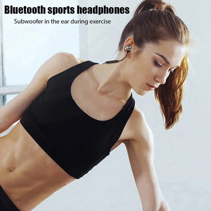 XT11 Sports Magnetic Bluetooth Earphone in Ear Wireless Neckband Headphones Stereo Music Headset with Mic for Samrtphones