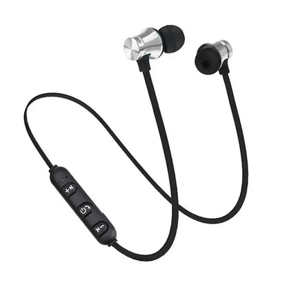 XT11 Sports Magnetic Bluetooth Earphone in Ear Wireless Neckband Headphones Stereo Music Headset with Mic for Samrtphones