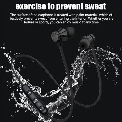 XT11 Sports Magnetic Bluetooth Earphone in Ear Wireless Neckband Headphones Stereo Music Headset with Mic for Samrtphones