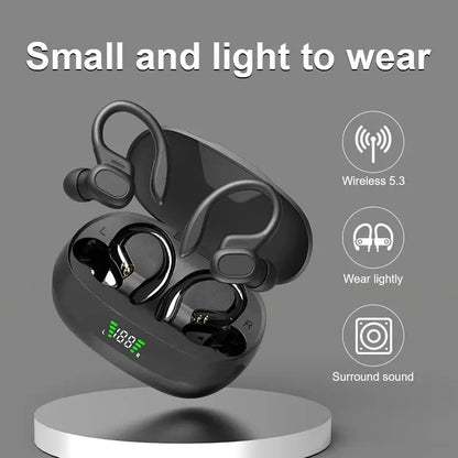 Original Wireless Earphones Ture Wireless Earbuds Ear Hook Sports Hifi Stereo Waterproof Headset with Mic TWS Headphone
