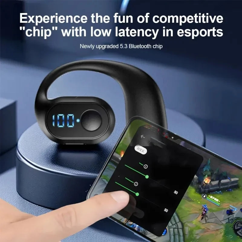 Bluetooth 5.3 Headphone TWS Wireless Ear Hook Earphone Hifi Stereo Noise Reduction Headset Waterproof Earbud for Huawi Xiami