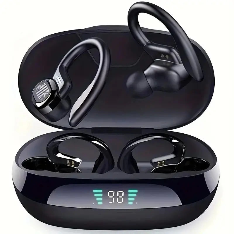 Original Wireless Earphones Ture Wireless Earbuds Ear Hook Sports Hifi Stereo Waterproof Headset with Mic TWS Headphone
