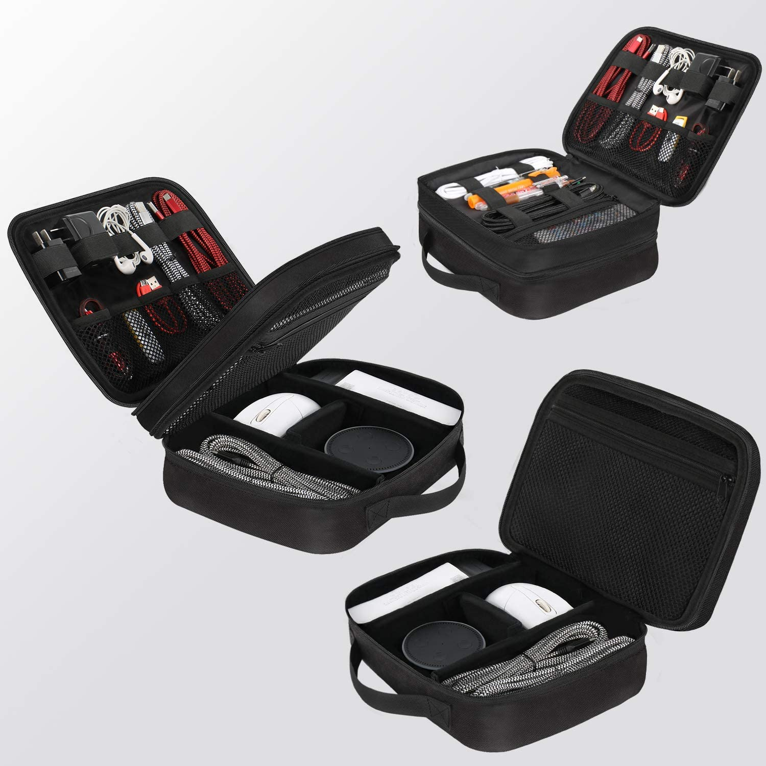 3x Electronics Organizer/ Travel Case, Water proof bag