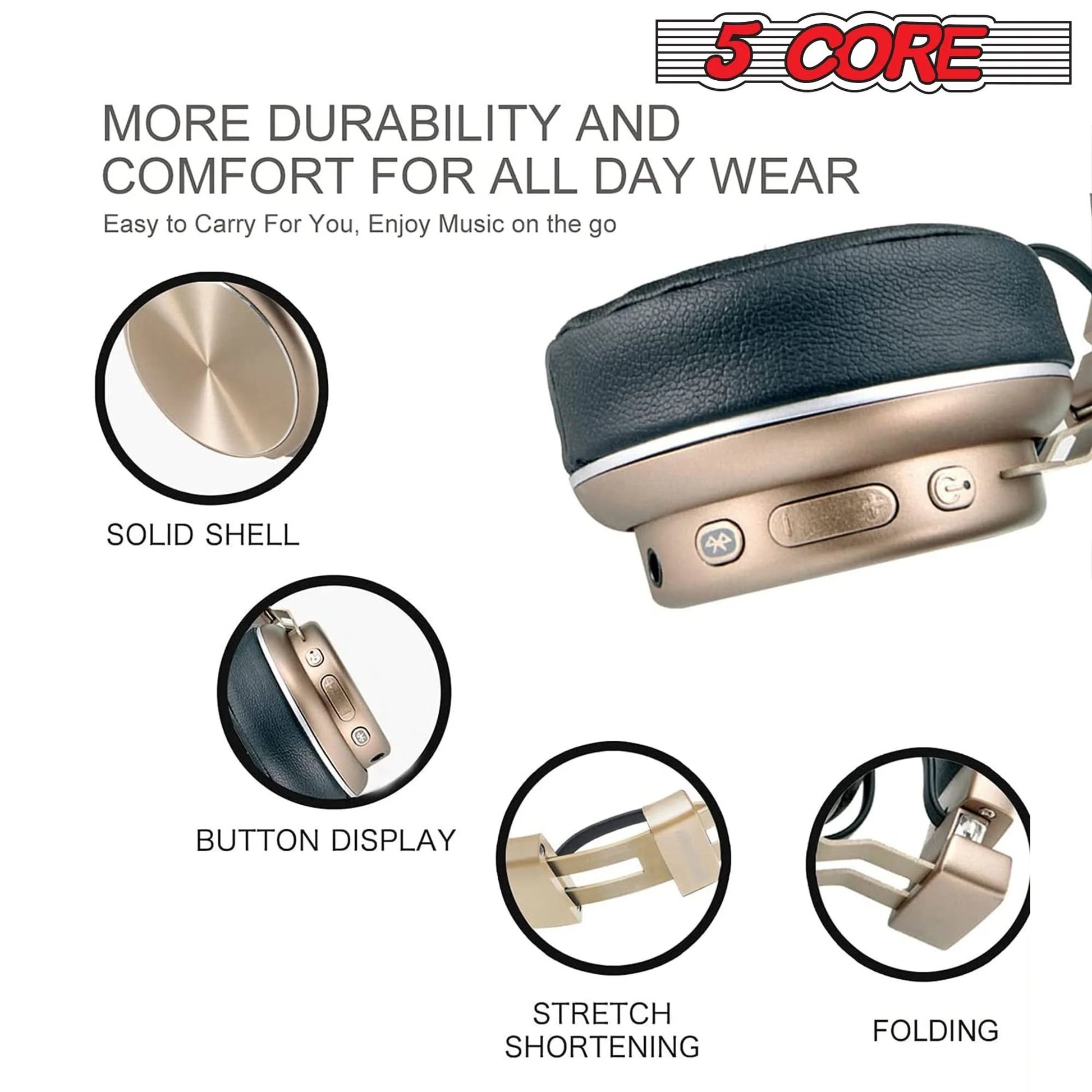 Marketing Image - 5 CORE BT Headphones