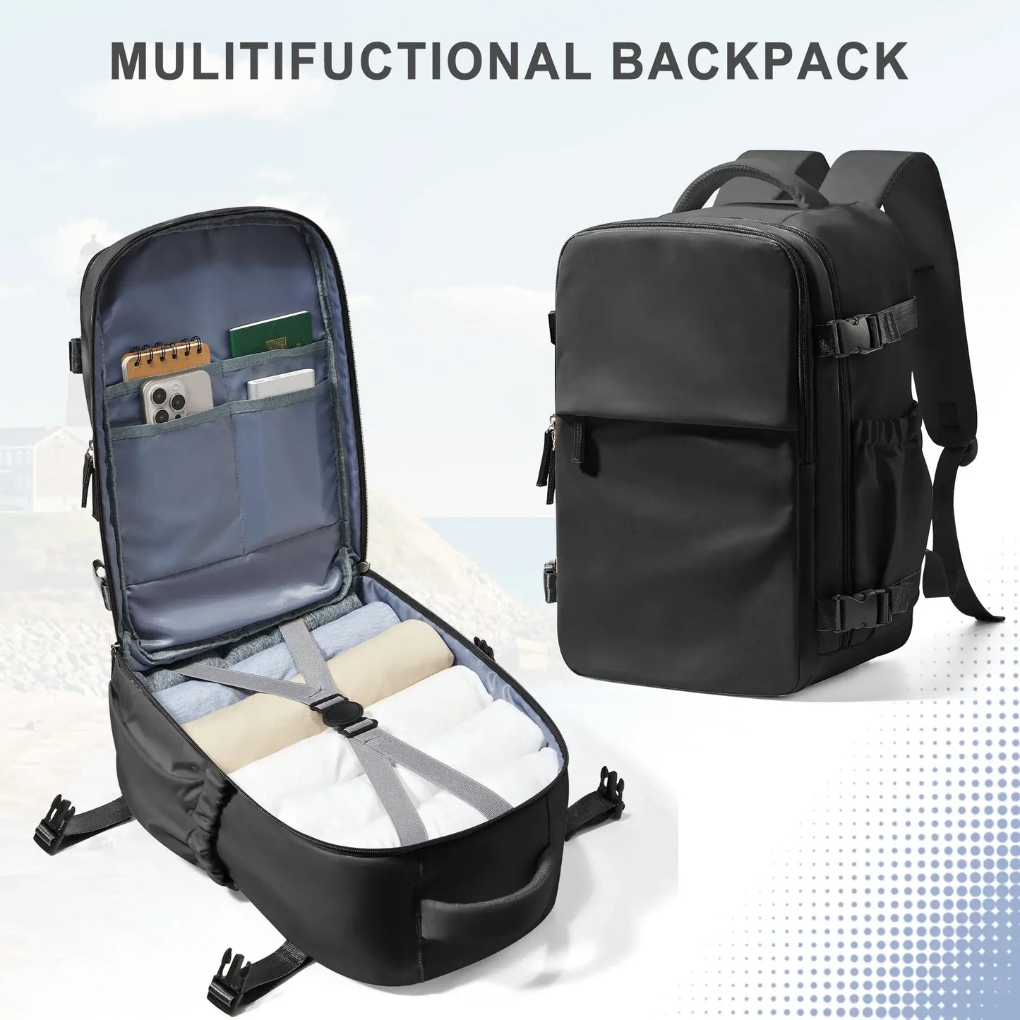 Marketing image - Cabin Travel Backpack 40x30x20  Hand Luggage Cabin Backpack