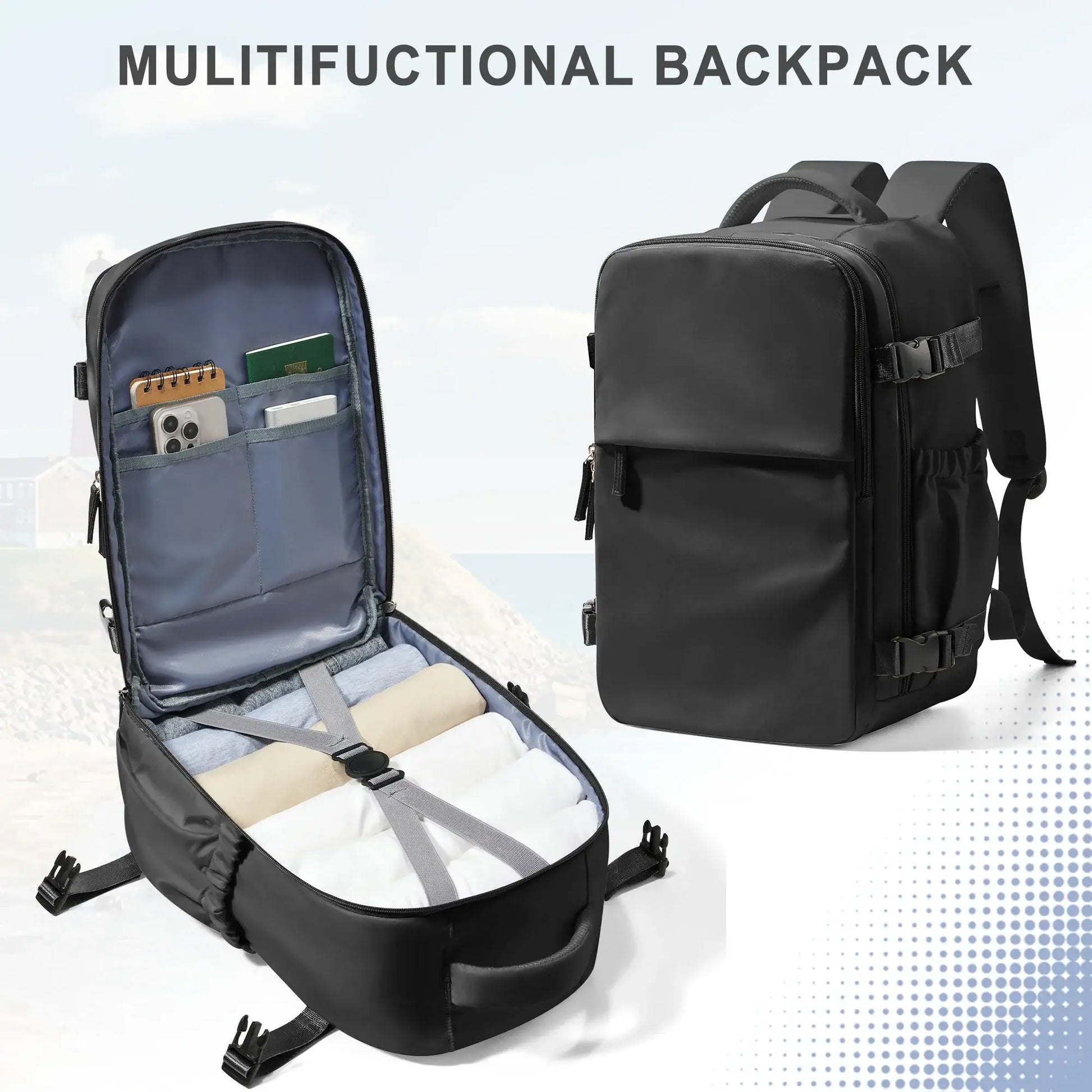 Marketing image - Cabin Travel Backpack 40x30x20  Hand Luggage Cabin Backpack