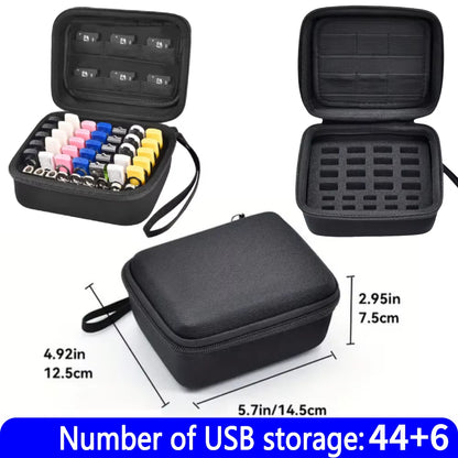 USB Flash Drive Case Storage Bag Dustproof Thumb Drive Holder Organizer Box Electronic Accessories Storage Box for Drive Pen