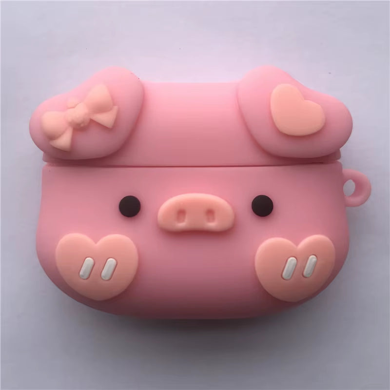 Case for Apple Airpods 4 2024 3D Cartoon Silicone Earphone Charging Case for Airpods Pro 2 Cover for Airpods 3 2 1