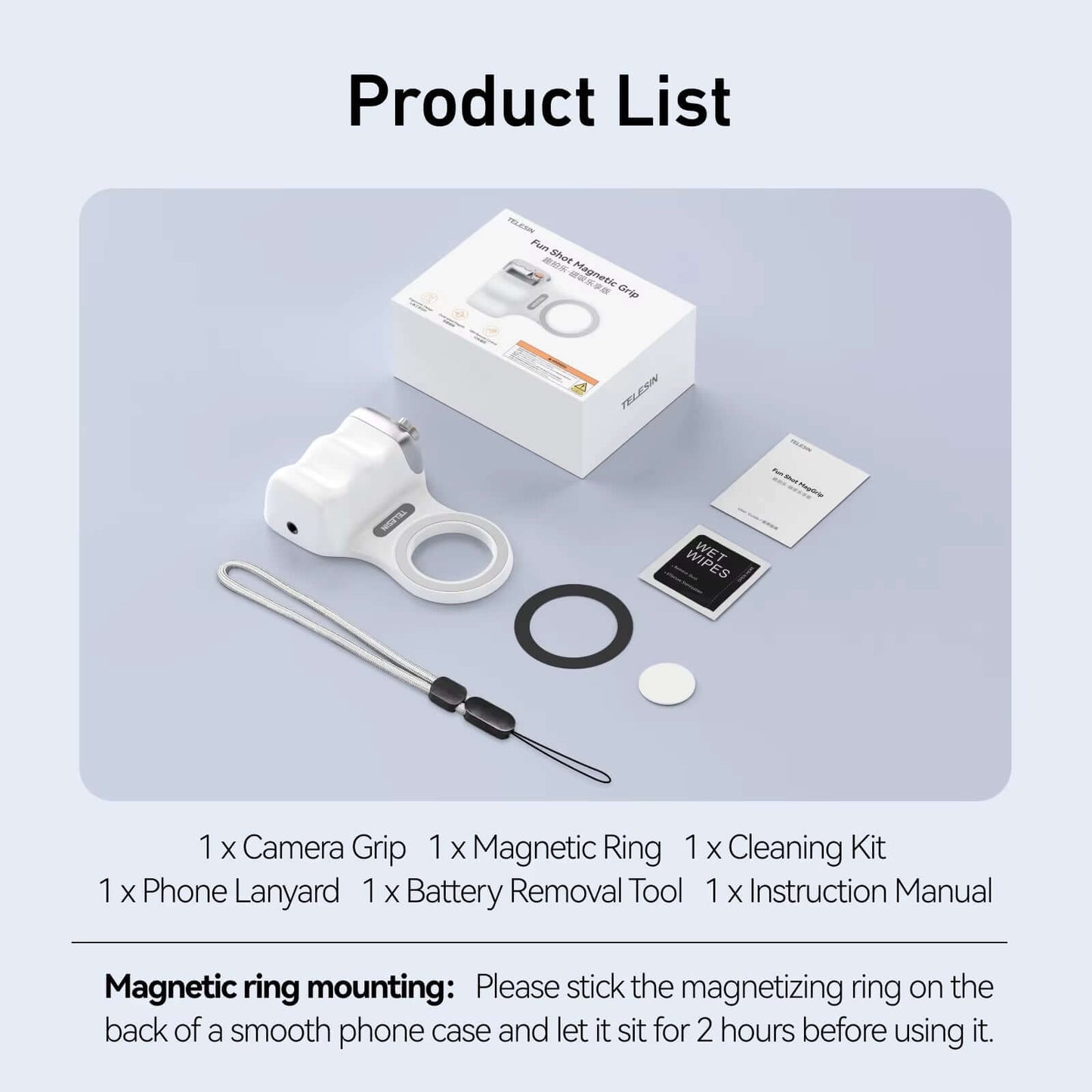 Magnetic Phone Camera Shoot Hand Grip Phone Holder Shooting Aid Remote Control Handle for Iphone HUAWEI SAMSUNG Phone