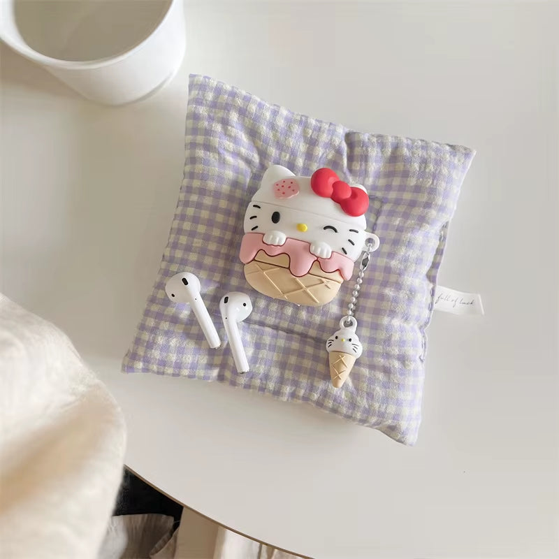 Case for Apple Airpods 4 2024 3D Cartoon Silicone Earphone Charging Case for Airpods Pro 2 Cover for Airpods 3 2 1