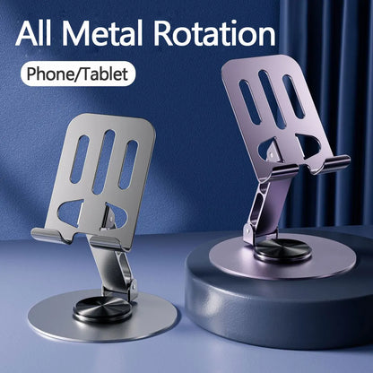 Metal Aluminum 360 Rotation Mobile Phone Holder 